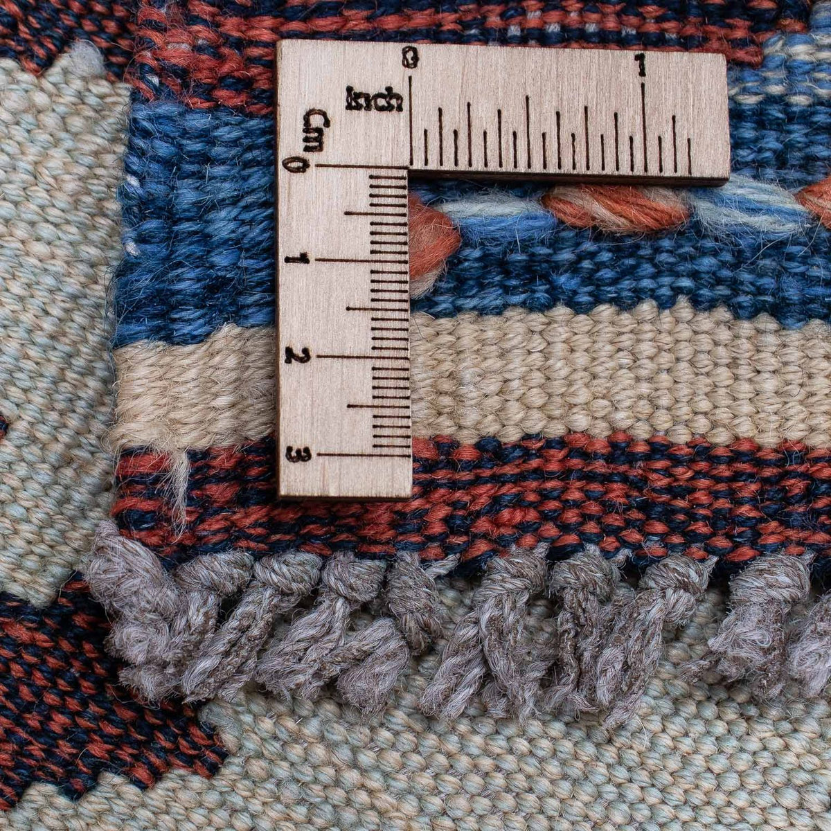 Dywan Kelim - modny - 300 x 192 cm - wielokolorowy