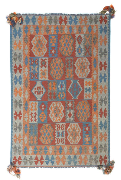 Nowoczesny kilim Dywan 172x252cm - Dywan wełniany