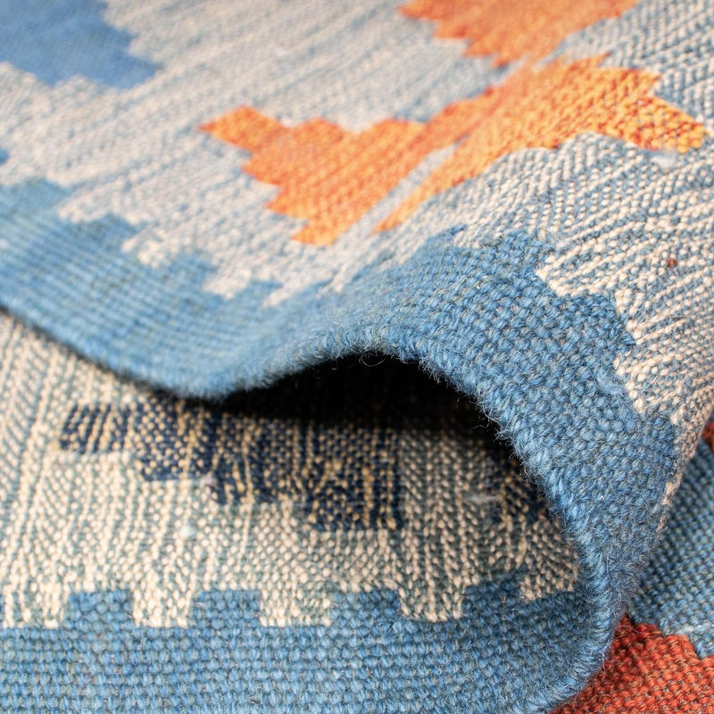 Dywan Kelim - modny - 252 x 172 cm - wielokolorowy