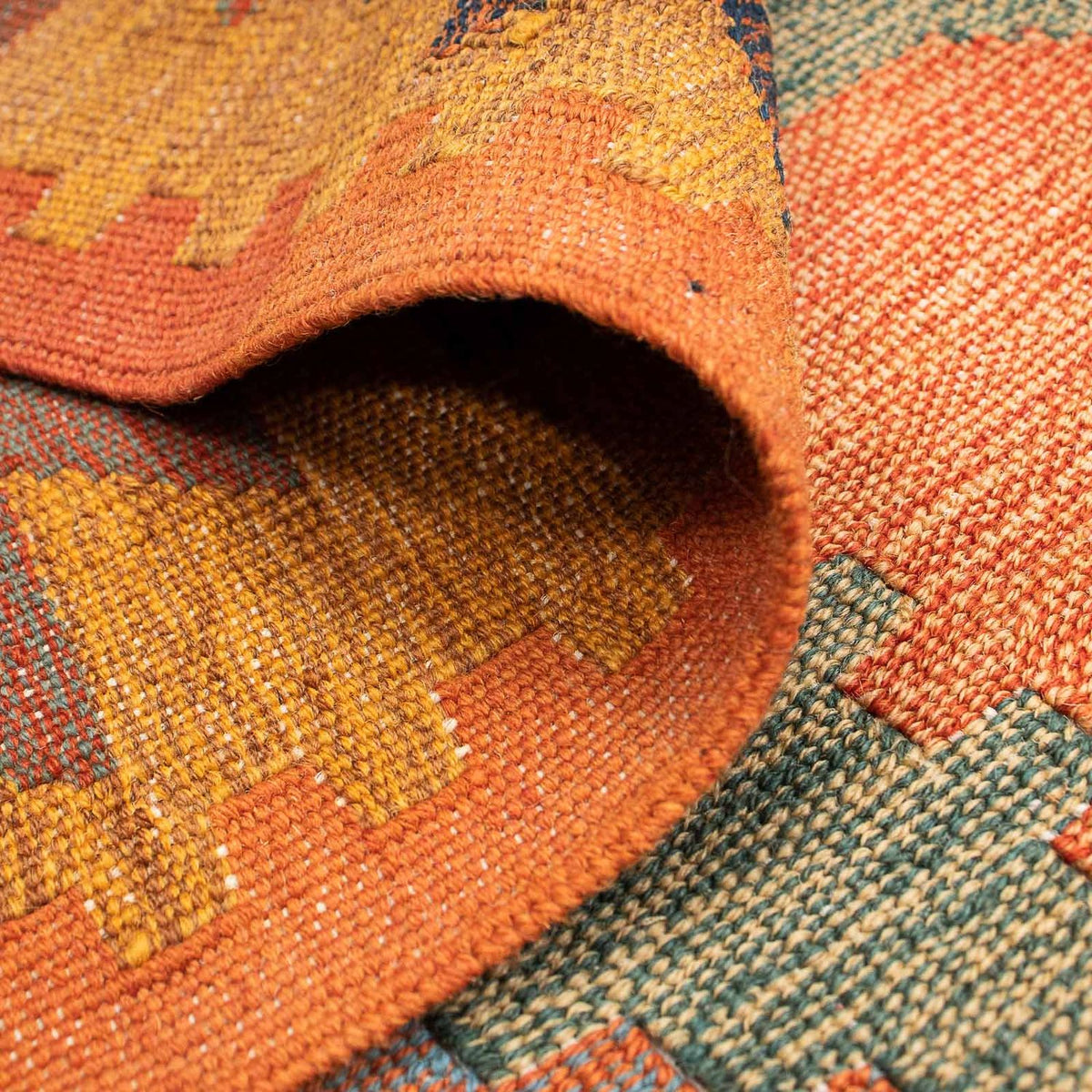 Dywan Kelim - Orientalny - 205 x 144 cm - wielokolorowy