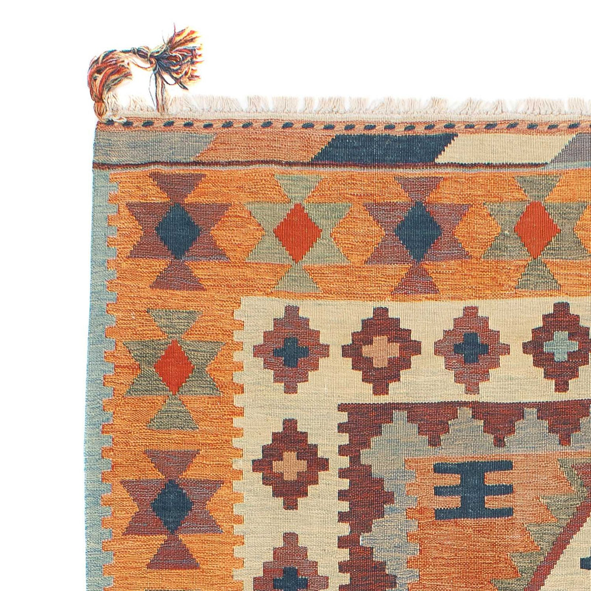 Dywan Kelim - Orientalny - 212 x 143 cm - wielokolorowy