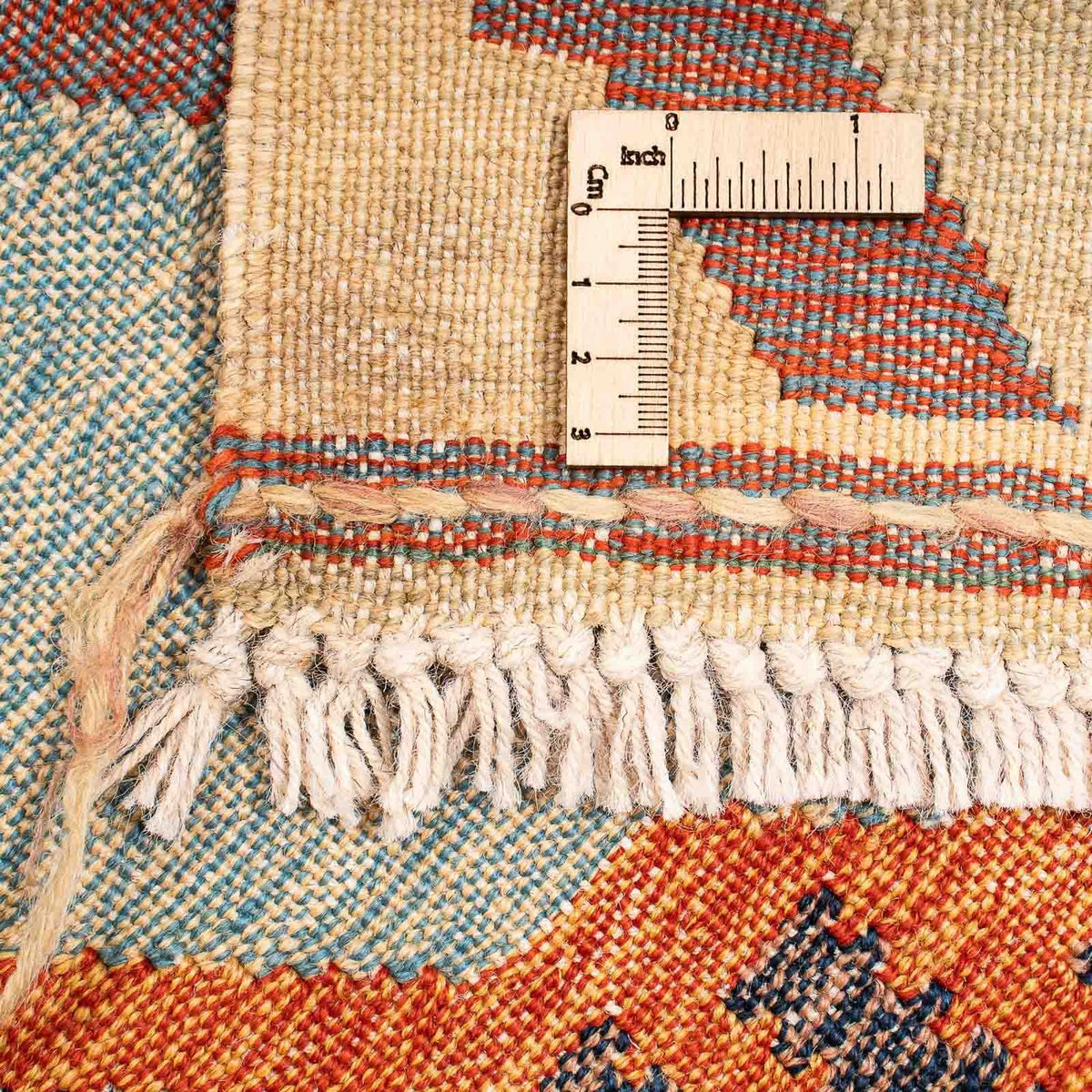 Dywan Kelim - Orientalny - 204 x 147 cm - wielokolorowy