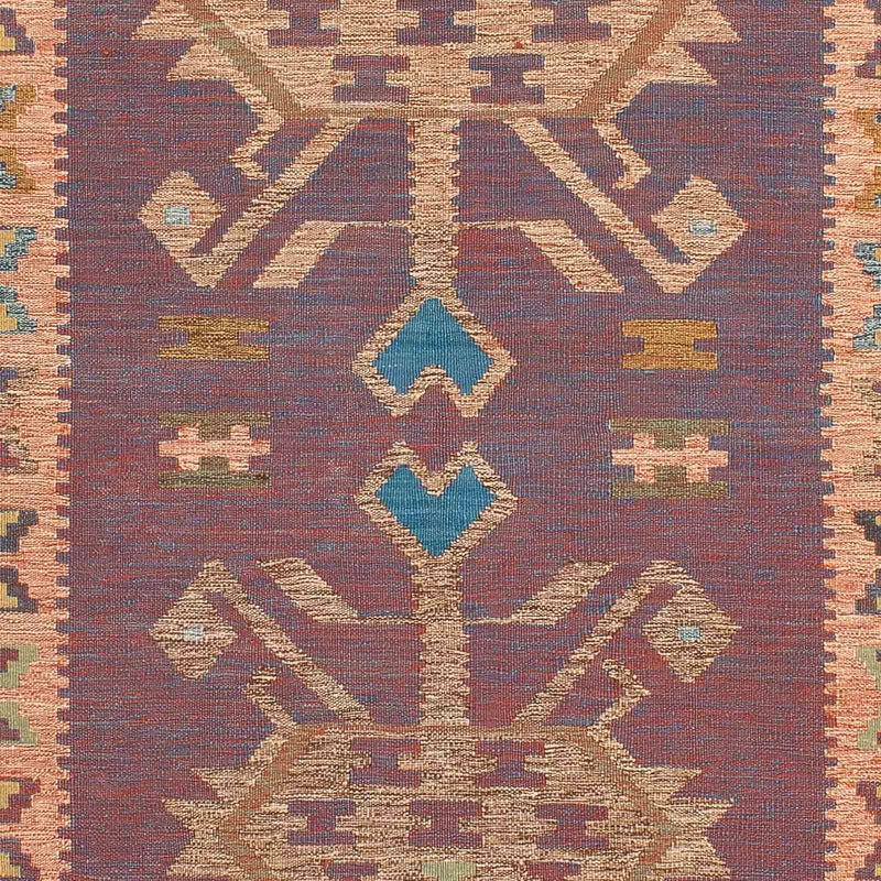 Dywan Kelim - Orientalny - 207 x 151 cm - wielokolorowy