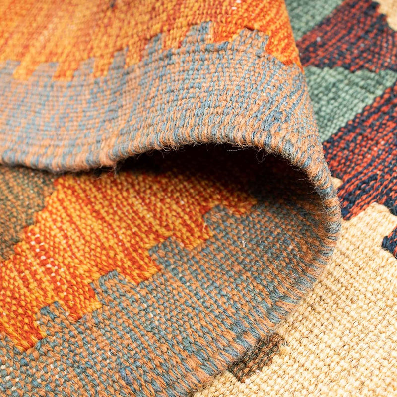 Dywan Kelim - Orientalny - 210 x 149 cm - wielokolorowy