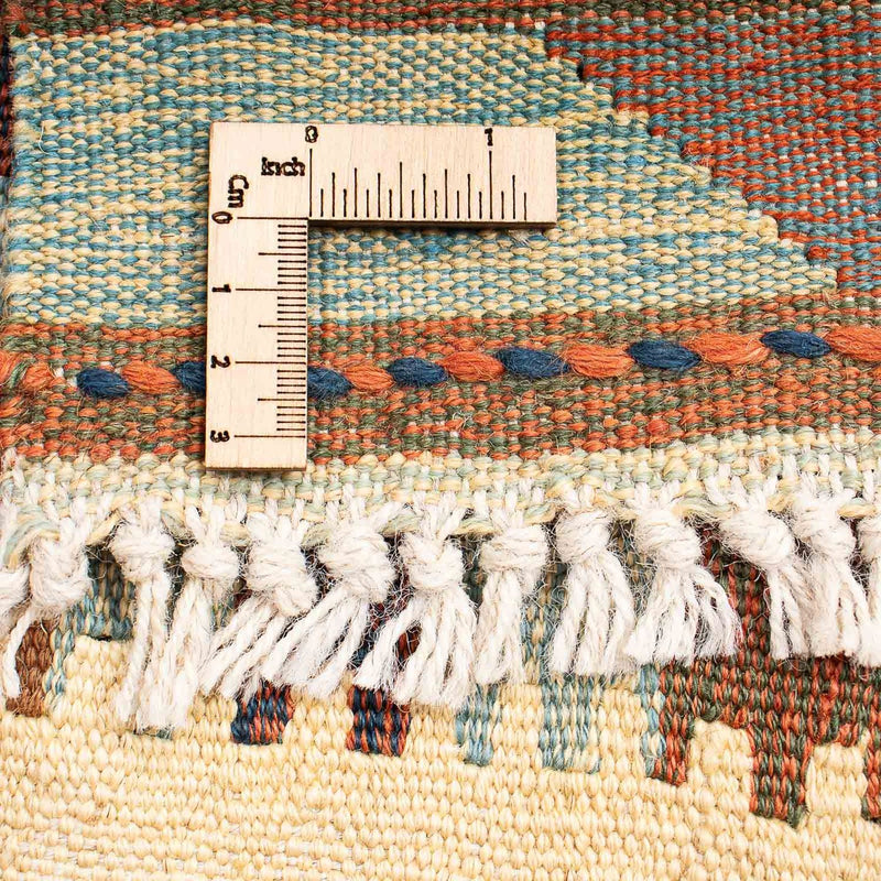 Dywan Kelim - Orientalny - 197 x 144 cm - wielokolorowy