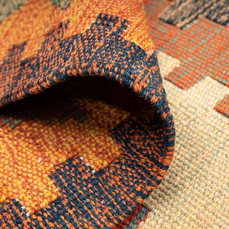 Dywan Kelim - Orientalny - 200 x 144 cm - brązowy