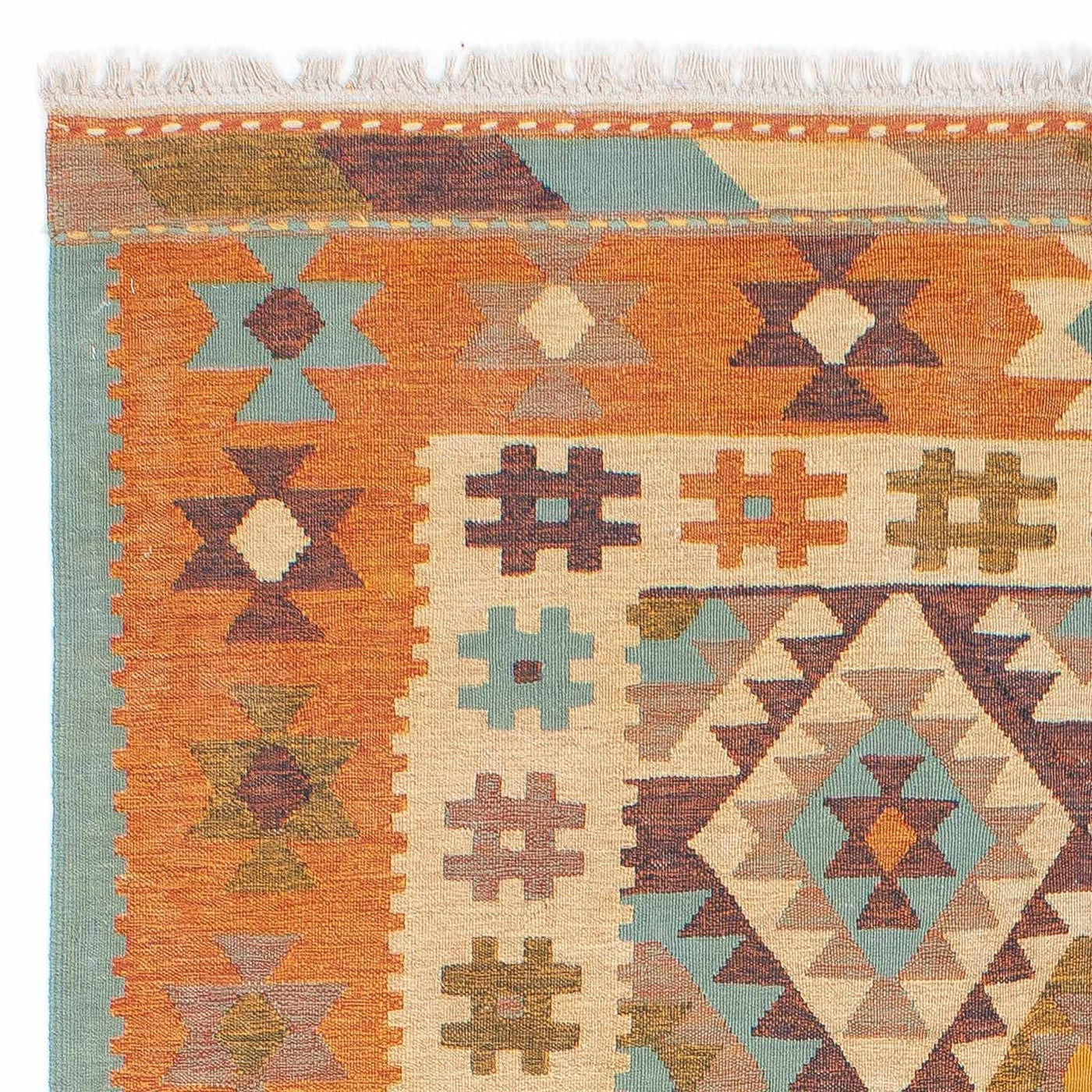 Nowoczesny kilim Dywan 205x155cm - Dywan wełniany