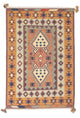 Nowoczesny kilim Dywan 208x143cm - Dywan wełniany