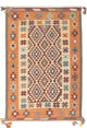 Nowoczesny kilim Dywan 203x146cm - Dywan wełniany