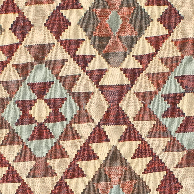 Dywan Kelim - modny - 203 x 146 cm - wielokolorowy