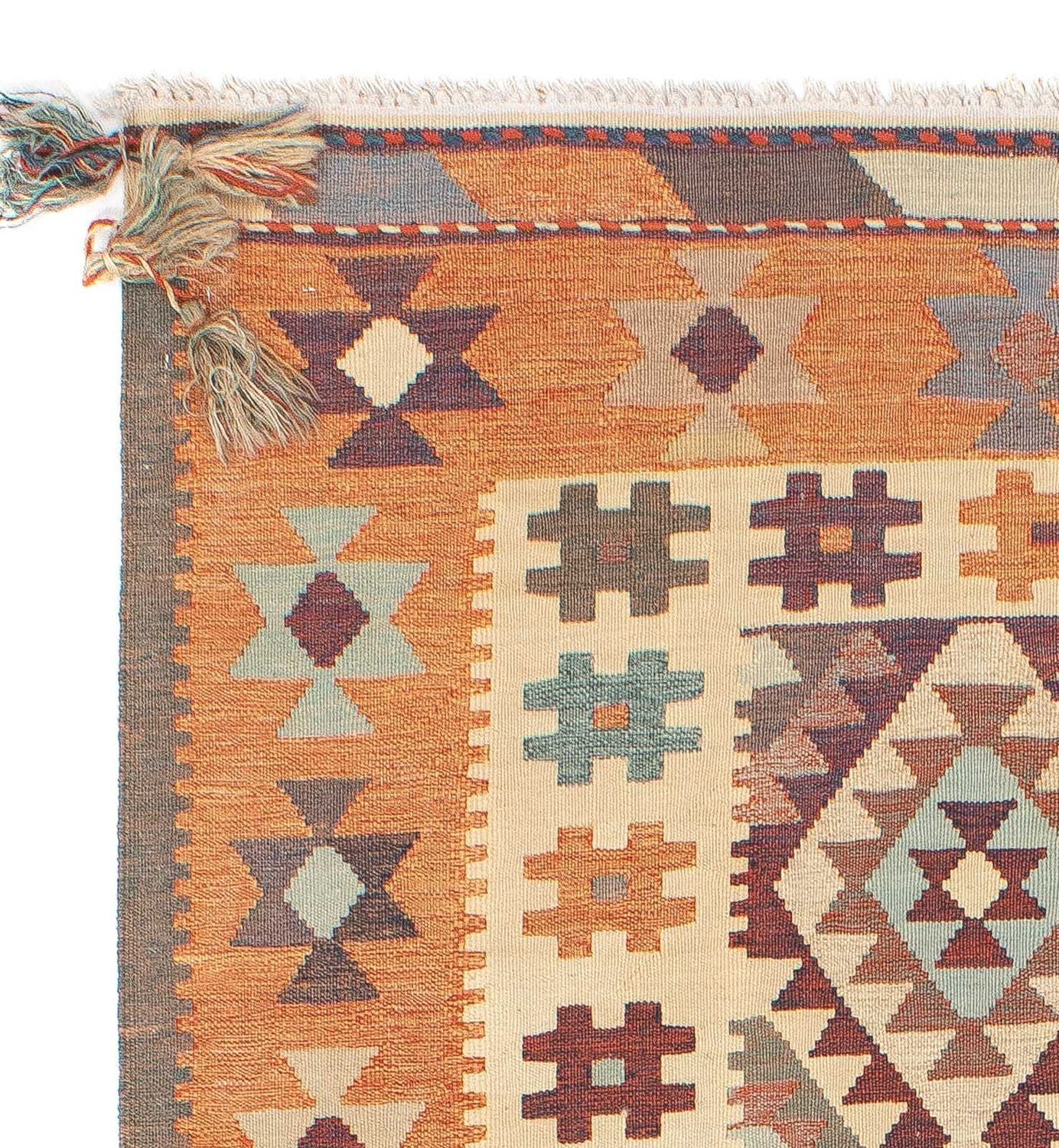 Nowoczesny kilim Dywan 203x146cm - Dywan wełniany