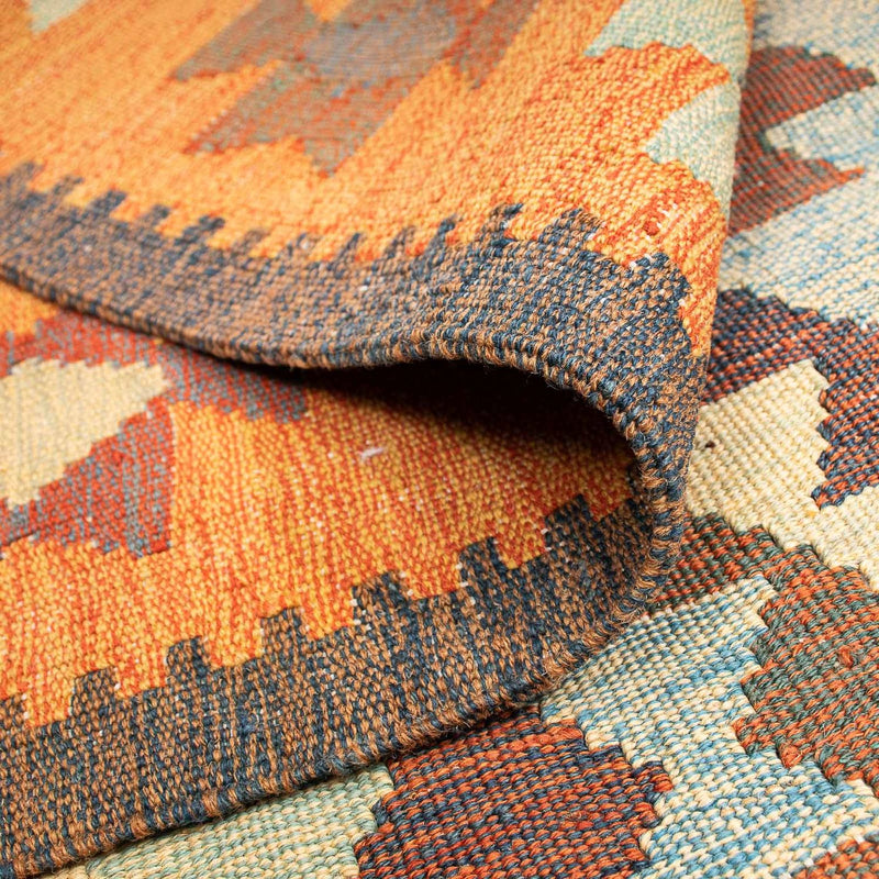 Dywan Kelim - Orientalny - 202 x 140 cm - wielokolorowy