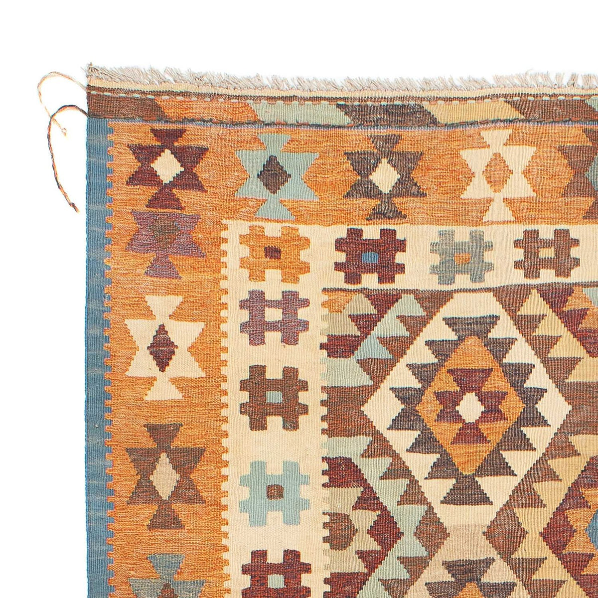 Dywan Kelim - Orientalny - 208 x 154 cm - wielokolorowy