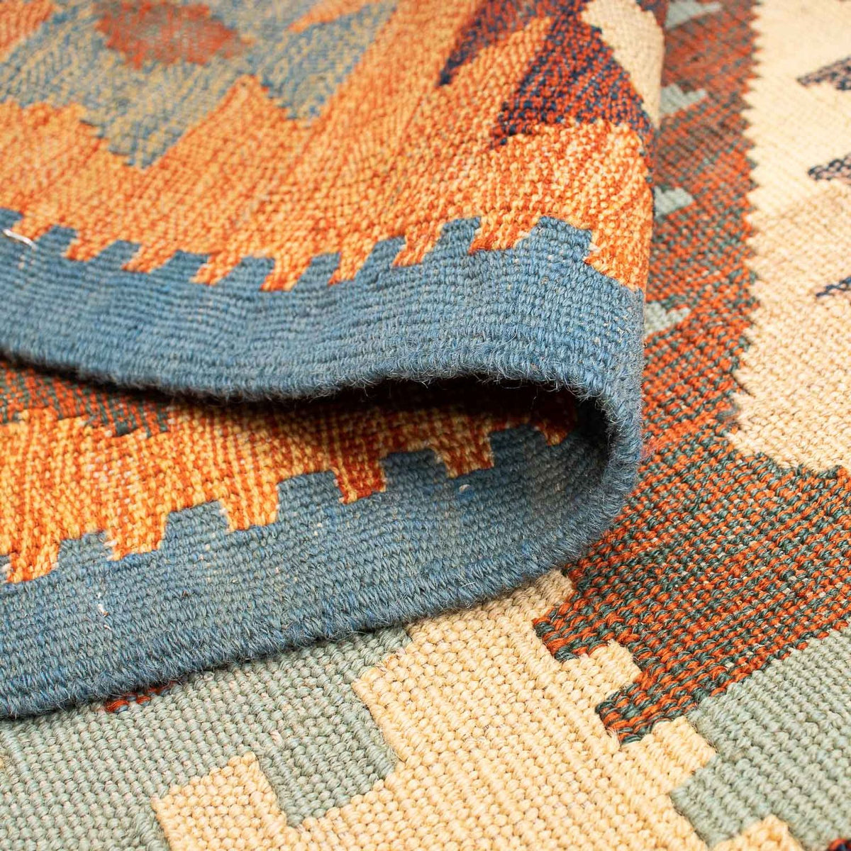 Dywan Kelim - Orientalny - 208 x 154 cm - wielokolorowy