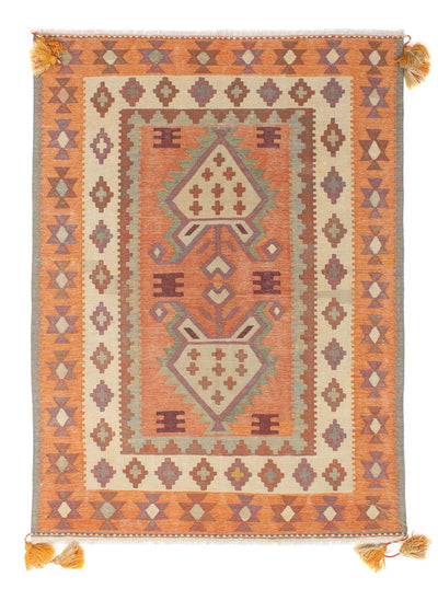 Nowoczesny kilim Dywan 150x203cm - Dywan wełniany