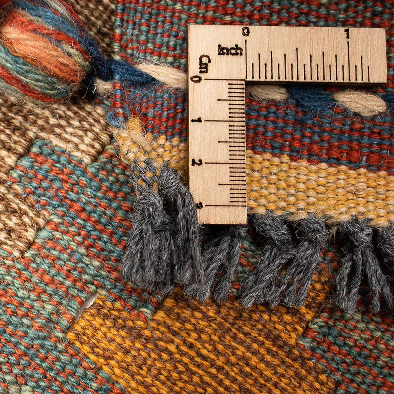 Dywan Kelim - Orientalny - 211 x 148 cm - wielokolorowy