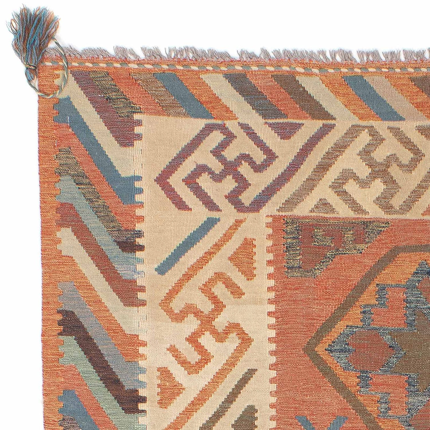 Nowoczesny kilim Dywan 200x147cm - Dywan wełniany