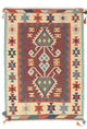 Nowoczesny kilim Dywan 181x121cm - Dywan wełniany