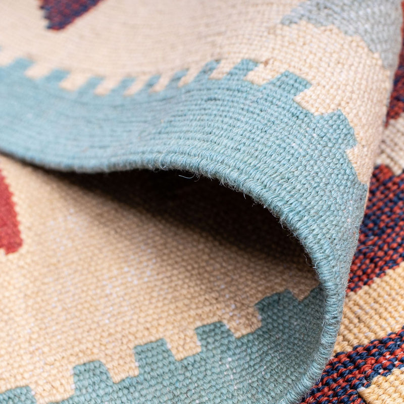 Dywan Kelim - modny - 181 x 121 cm - wielokolorowy