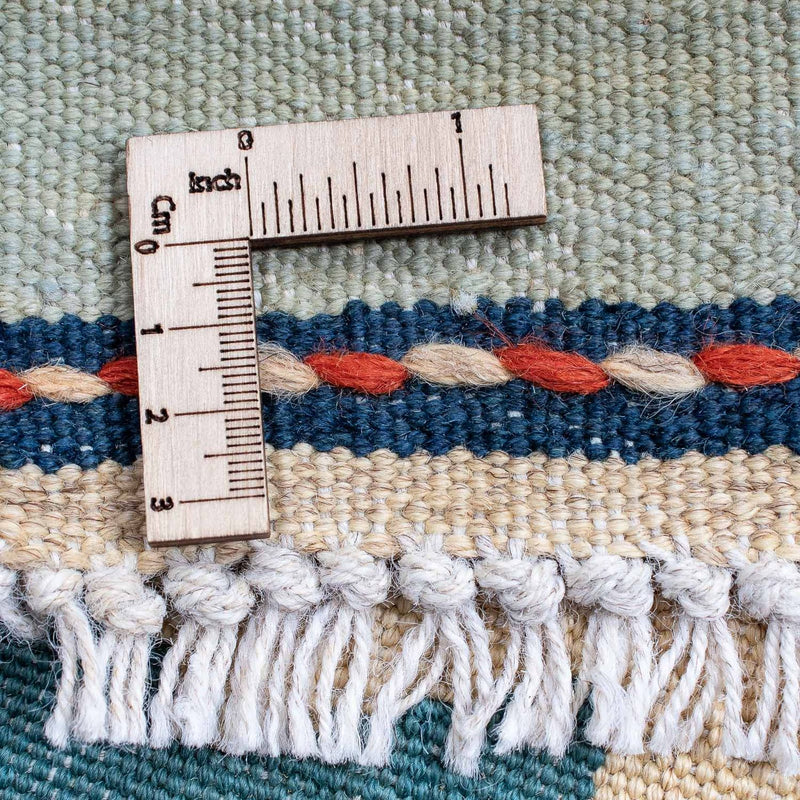 Dywan Kelim - modny - 181 x 121 cm - wielokolorowy