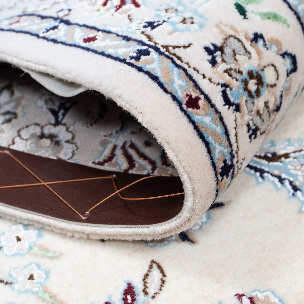 Biegacz Dywan perski - Nain - 446 x 100 cm - beżowy