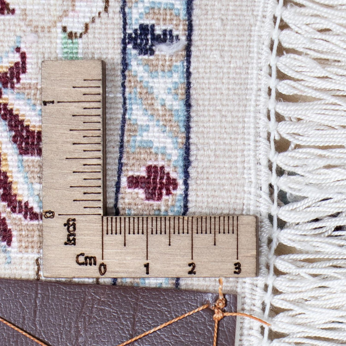 Biegacz Dywan perski - Nain - 446 x 100 cm - beżowy