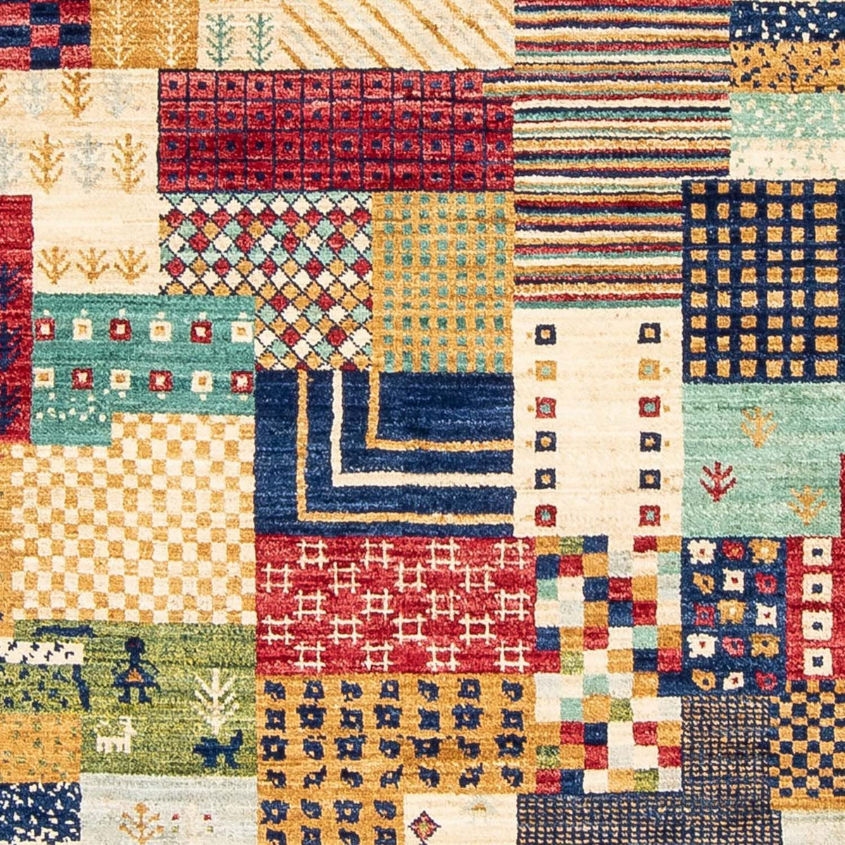 Designerski dywan - 238 x 170 cm - beżowy