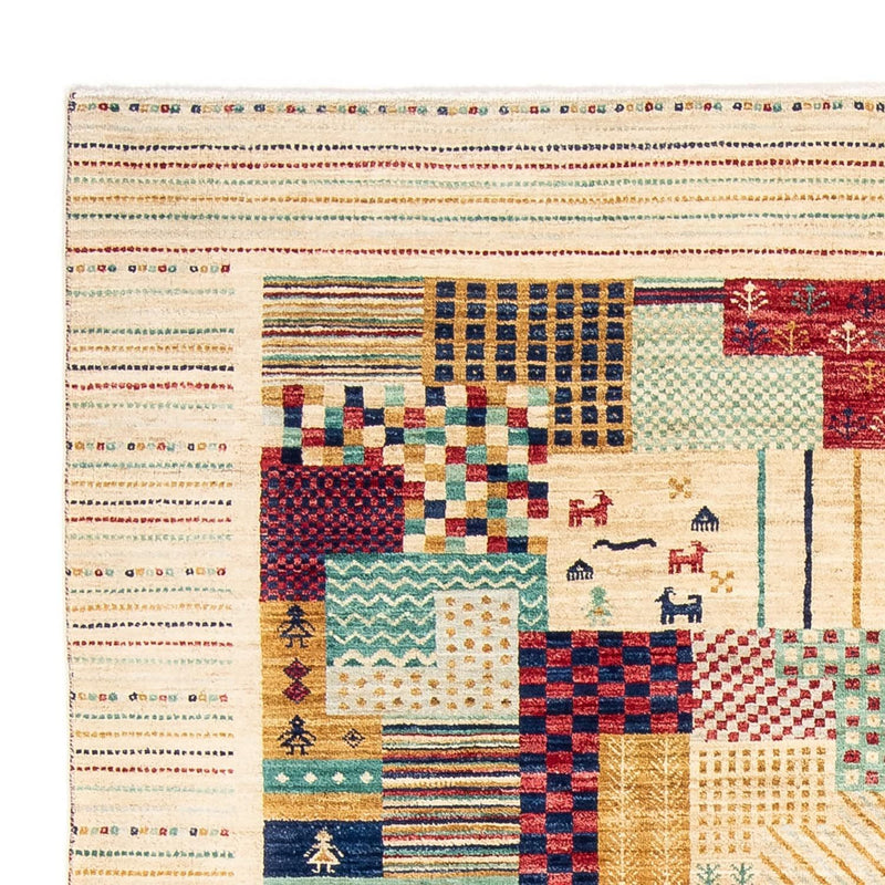 Designerski dywan - 238 x 170 cm - beżowy