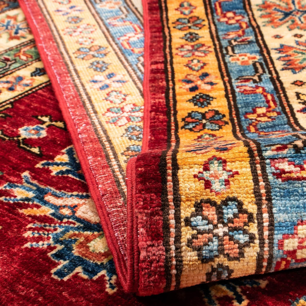 Dywan Ziegler - Kazak - 246 x 179 cm - ciemna czerwień