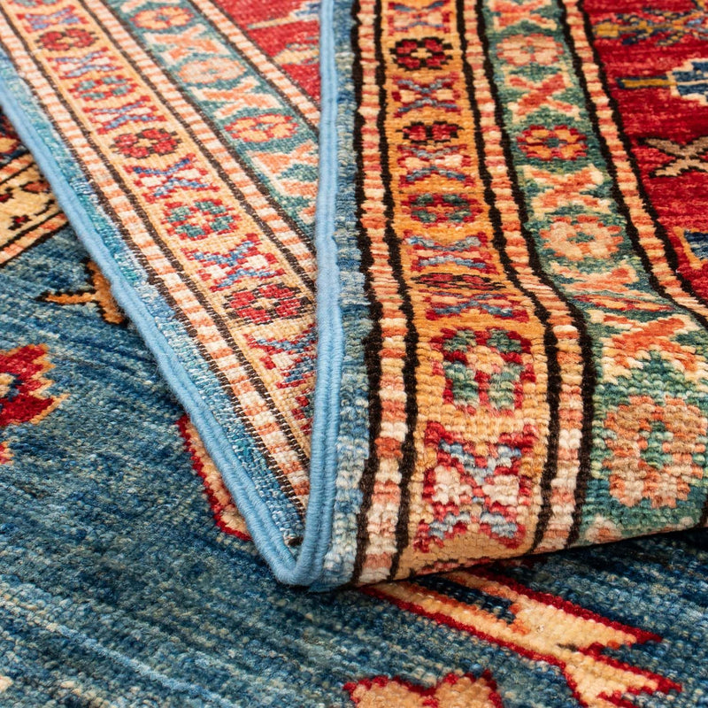 Dywan Ziegler - Kazak - 286 x 182 cm - niebieski