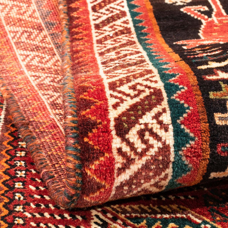 Perski dywan - Nomadyczny - 167 x 127 cm - ciemna czerwień