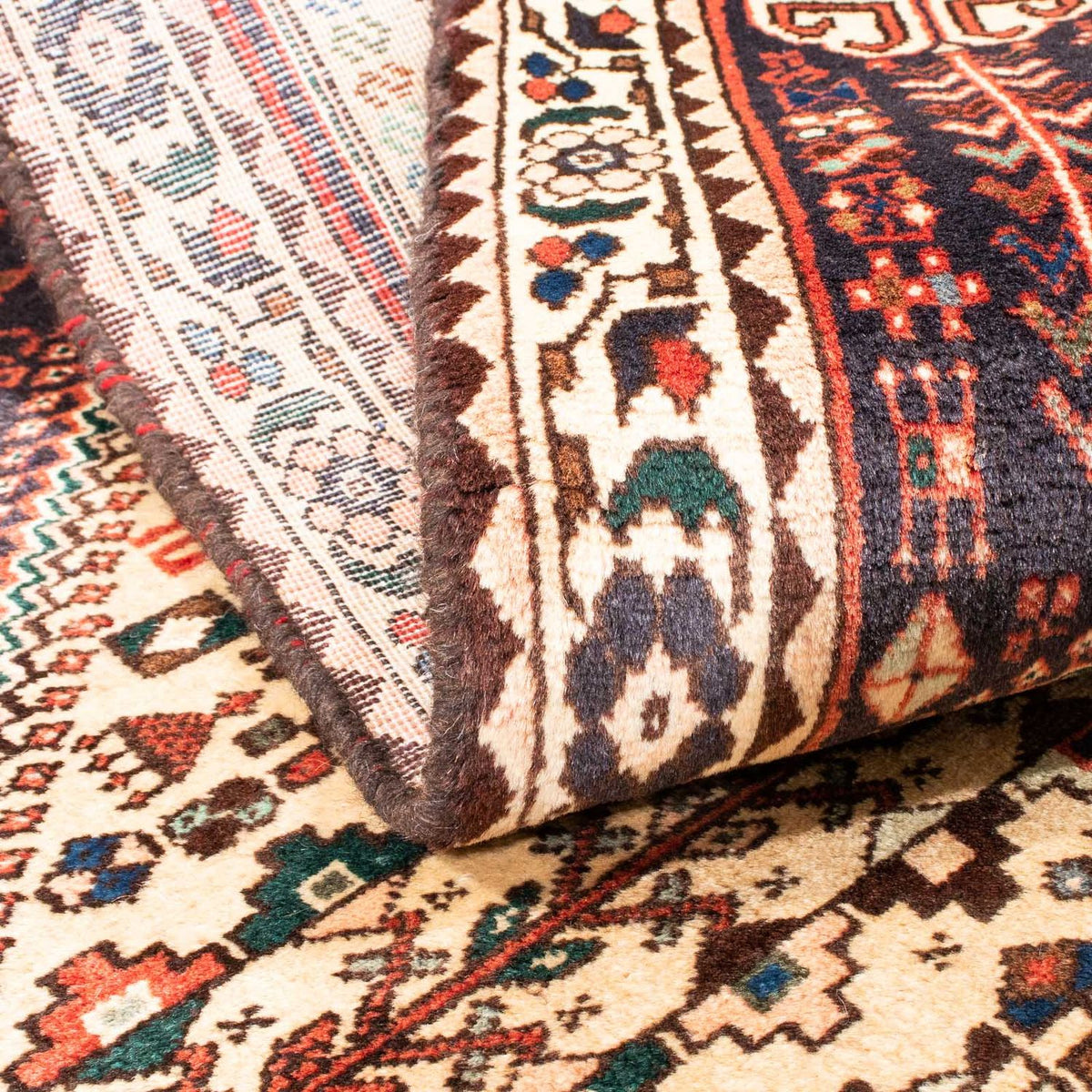 Perski dywan - Nomadyczny - 143 x 110 cm - beżowy