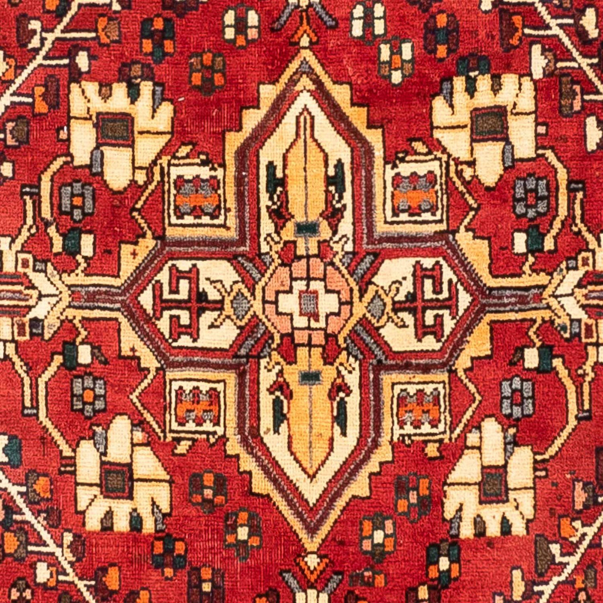 Perski dywan - Nomadyczny - 255 x 163 cm - ciemna czerwień