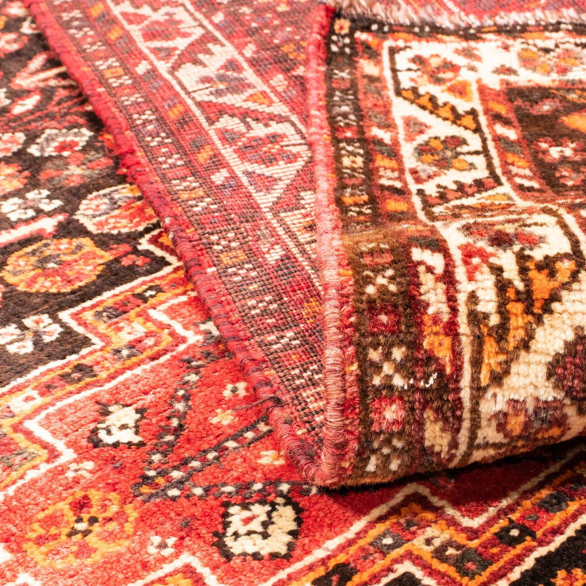 Perski dywan - Nomadyczny - 176 x 123 cm - ciemna czerwień