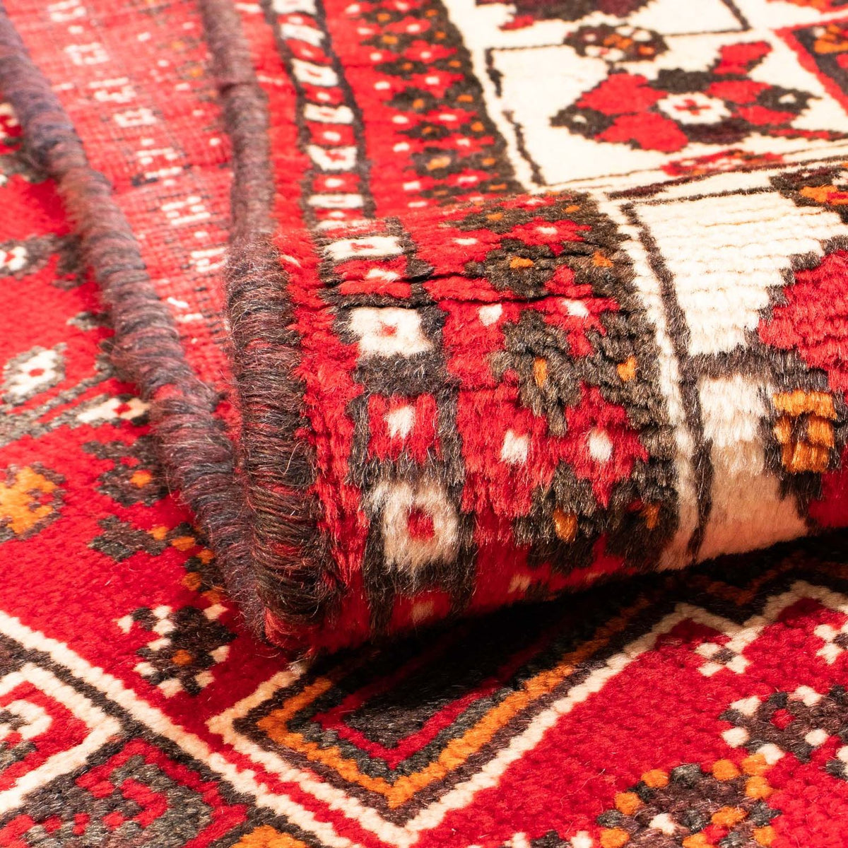 Perski dywan - Nomadyczny - 160 x 112 cm - ciemna czerwień