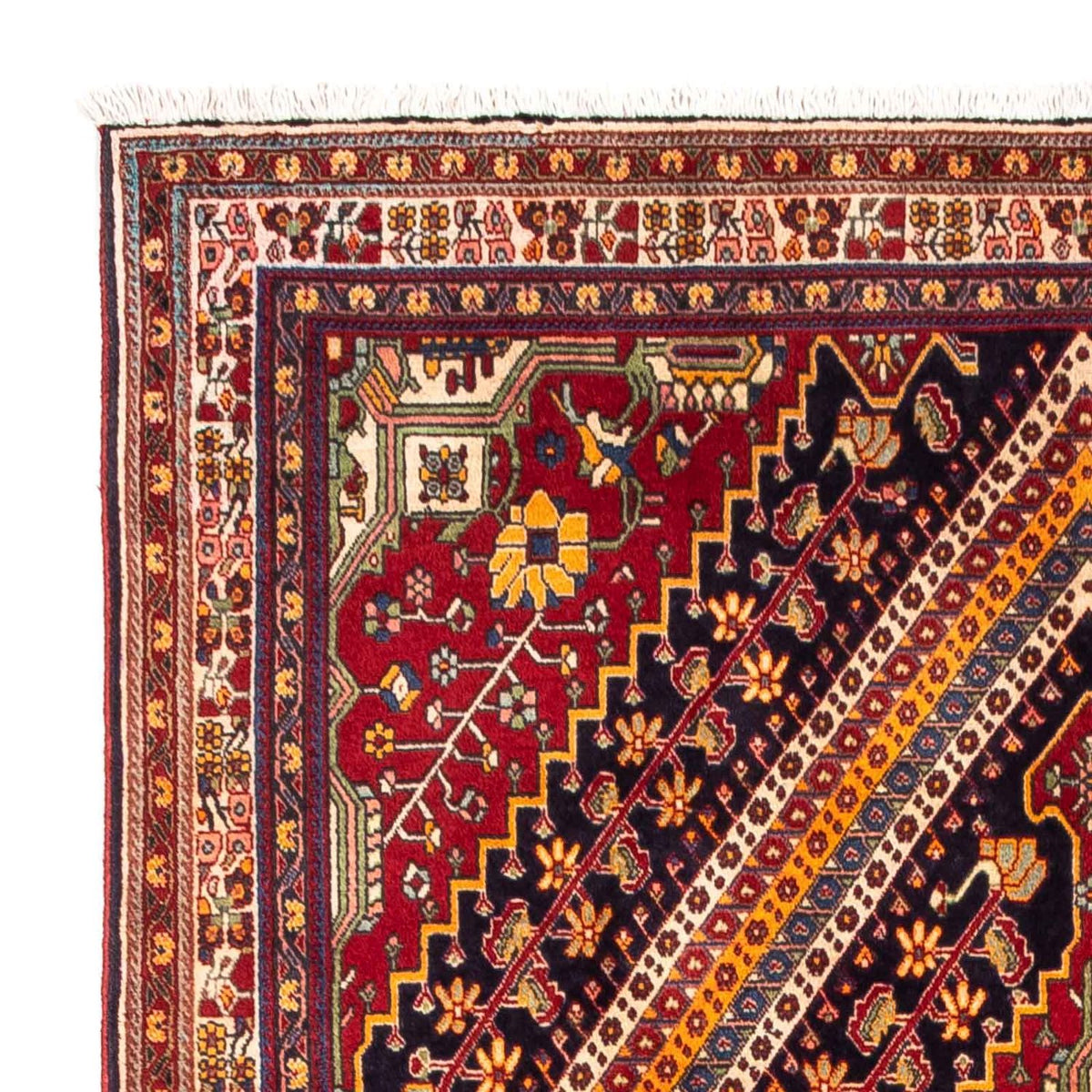 Perski dywan - Nomadyczny - 250 x 152 cm - ciemna czerwień