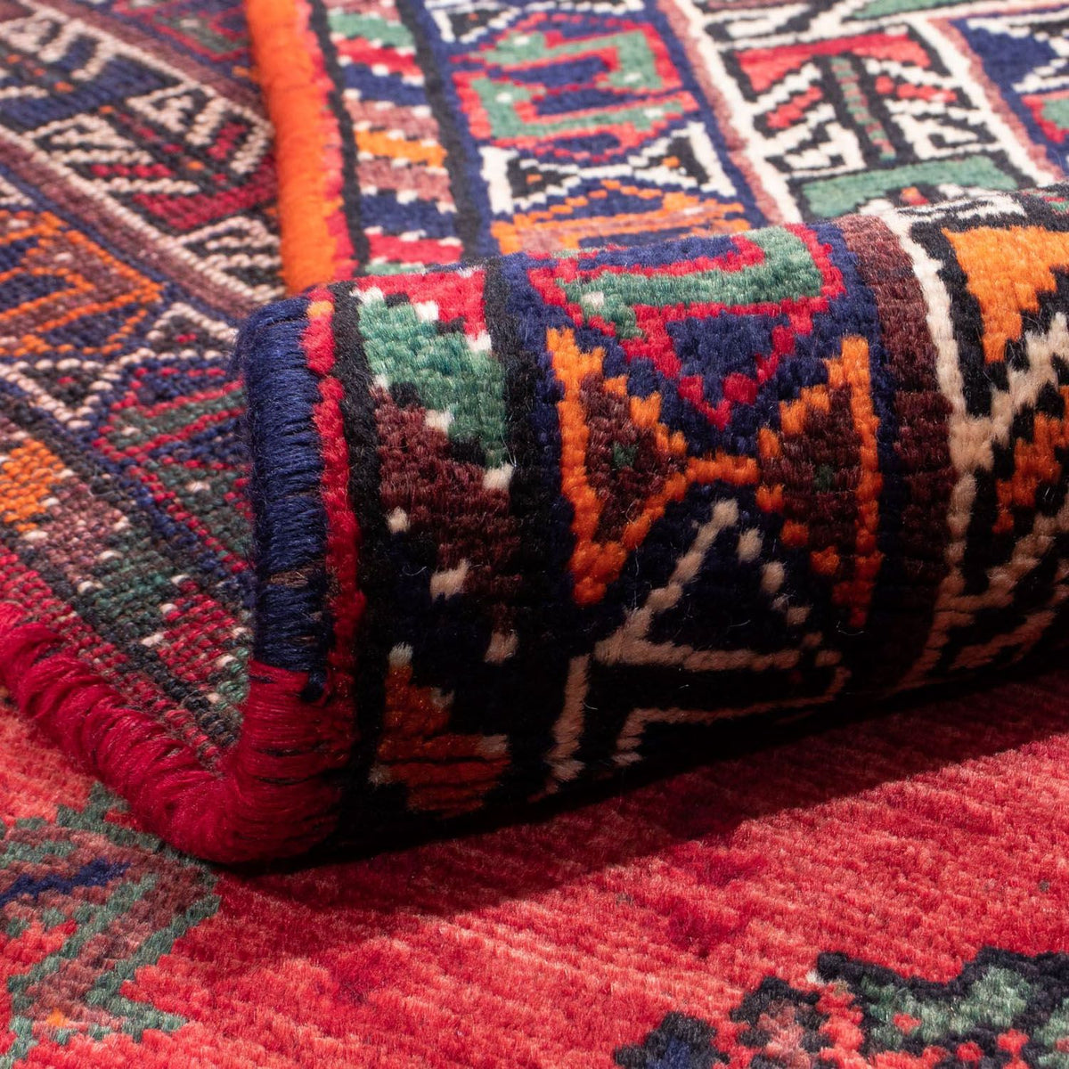 Perski dywan - Nomadyczny - 277 x 210 cm - czerwony