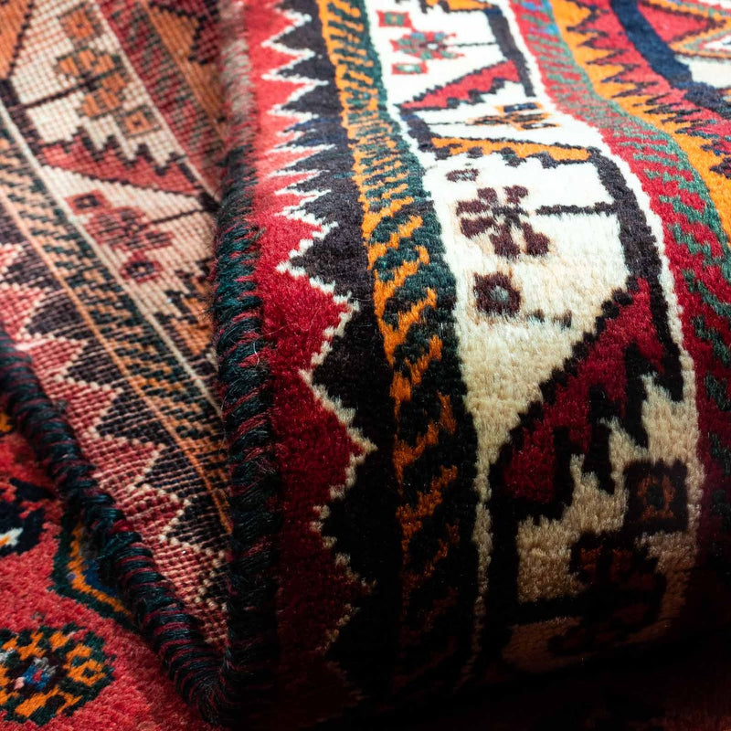 Perski dywan - Nomadyczny - 251 x 168 cm - ciemna czerwień