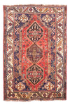 Shiraz Dywan 105x162cm - Dywan perski - Prostokątny / Ciemna czerwień / 105 x 162 cm Prostokątny