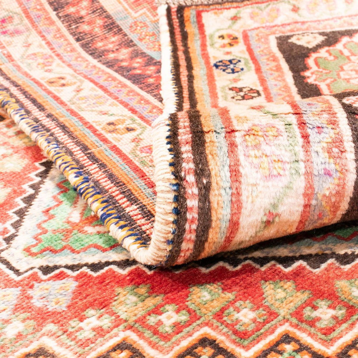 Perski dywan - Nomadyczny - 162 x 116 cm - różowy