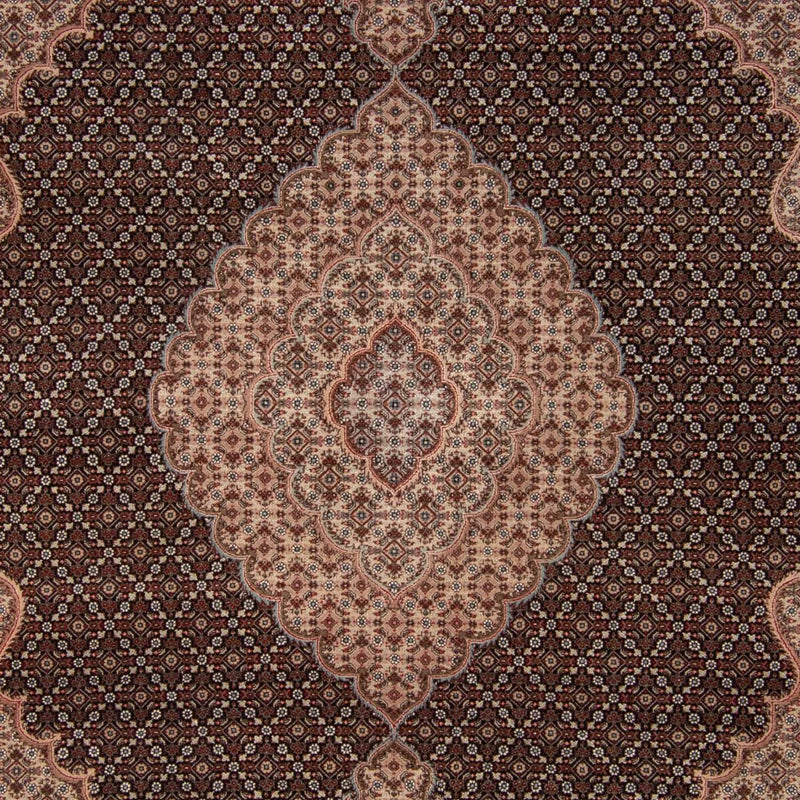 Dywan perski - Tabriz - 346 x 253 cm - ciemnoniebieski