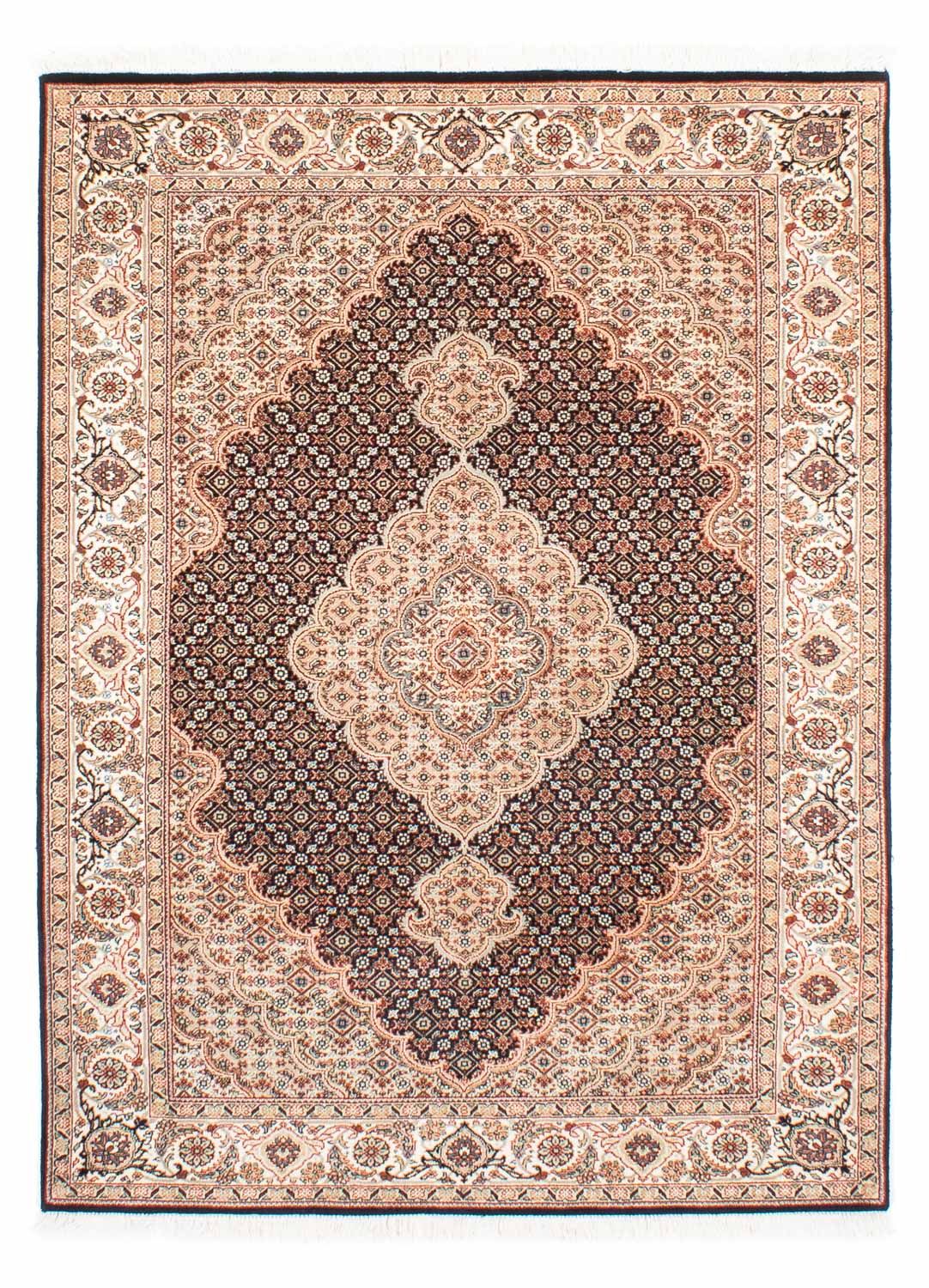 Dywan perski - Tabriz - 185 x 123 cm - ciemnoniebieski