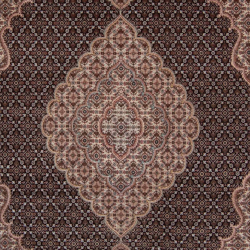 Dywan perski - Tabriz - 298 x 198 cm - ciemnoniebieski