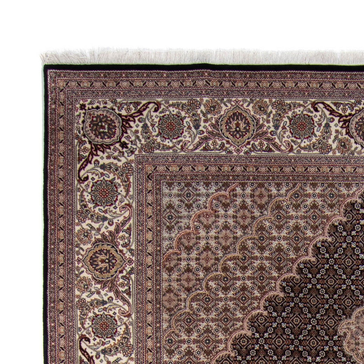 Dywan perski - Tabriz - 298 x 198 cm - ciemnoniebieski