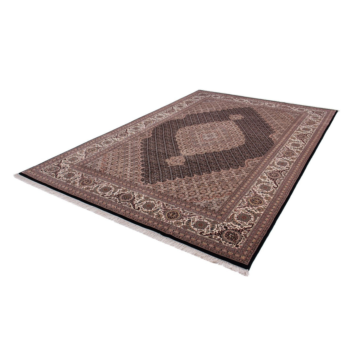 Dywan perski - Tabriz - 298 x 198 cm - ciemnoniebieski