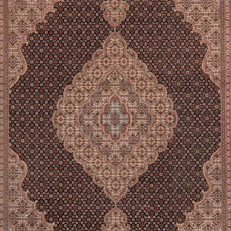Dywan perski - Tabriz - 299 x 202 cm - ciemnoniebieski