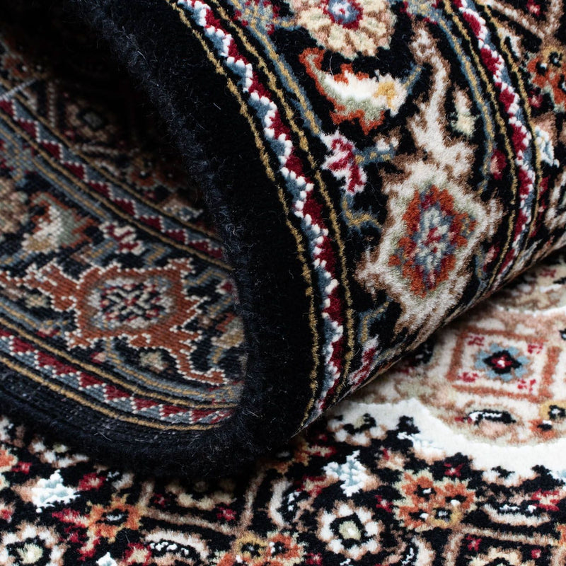 Biegacz Dywan perski - Tabriz - 201 x 84 cm - ciemnoniebieski