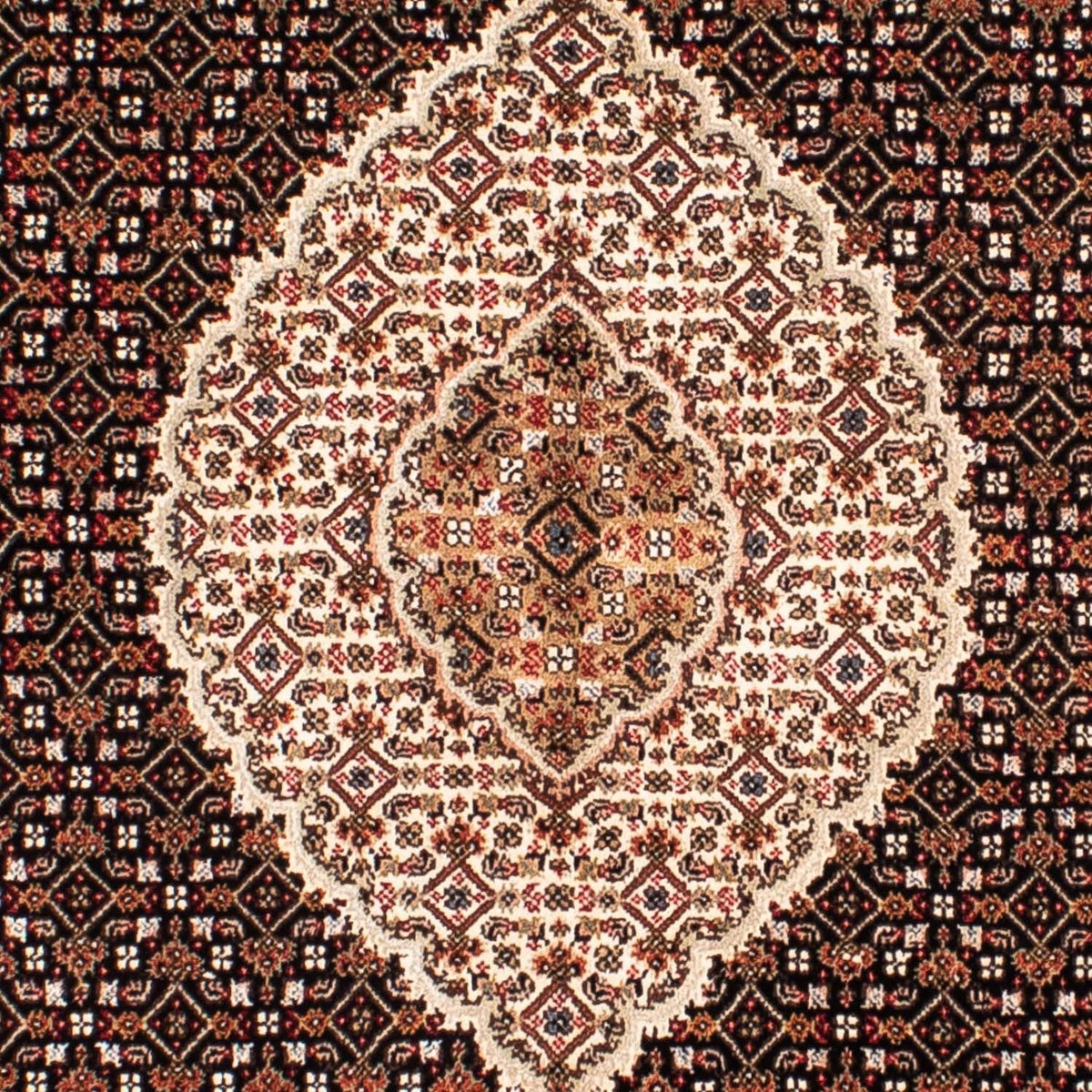 Dywan perski - Tabriz - 239 x 166 cm - ciemnoniebieski