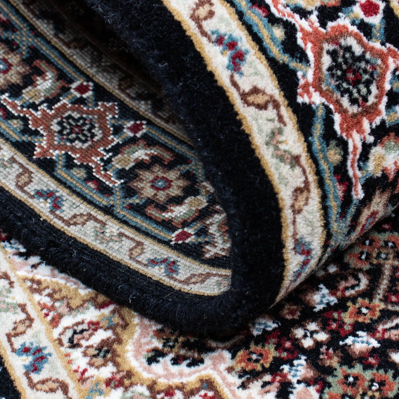 Biegacz Dywan perski - Tabriz - 196 x 73 cm - ciemnoniebieski