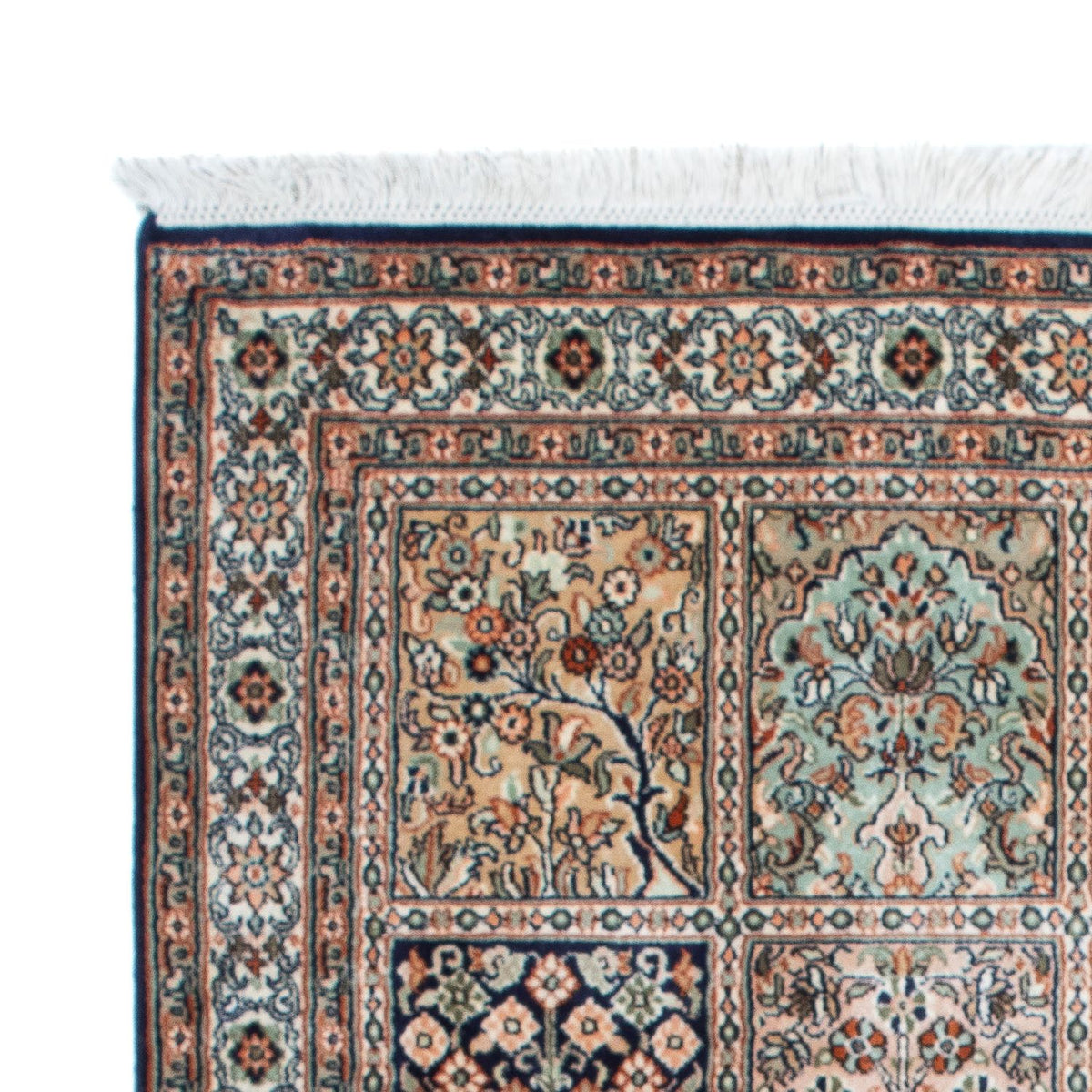 Jedwabny dywan - Kashmir Silk - 152 x 94 cm - wielokolorowy